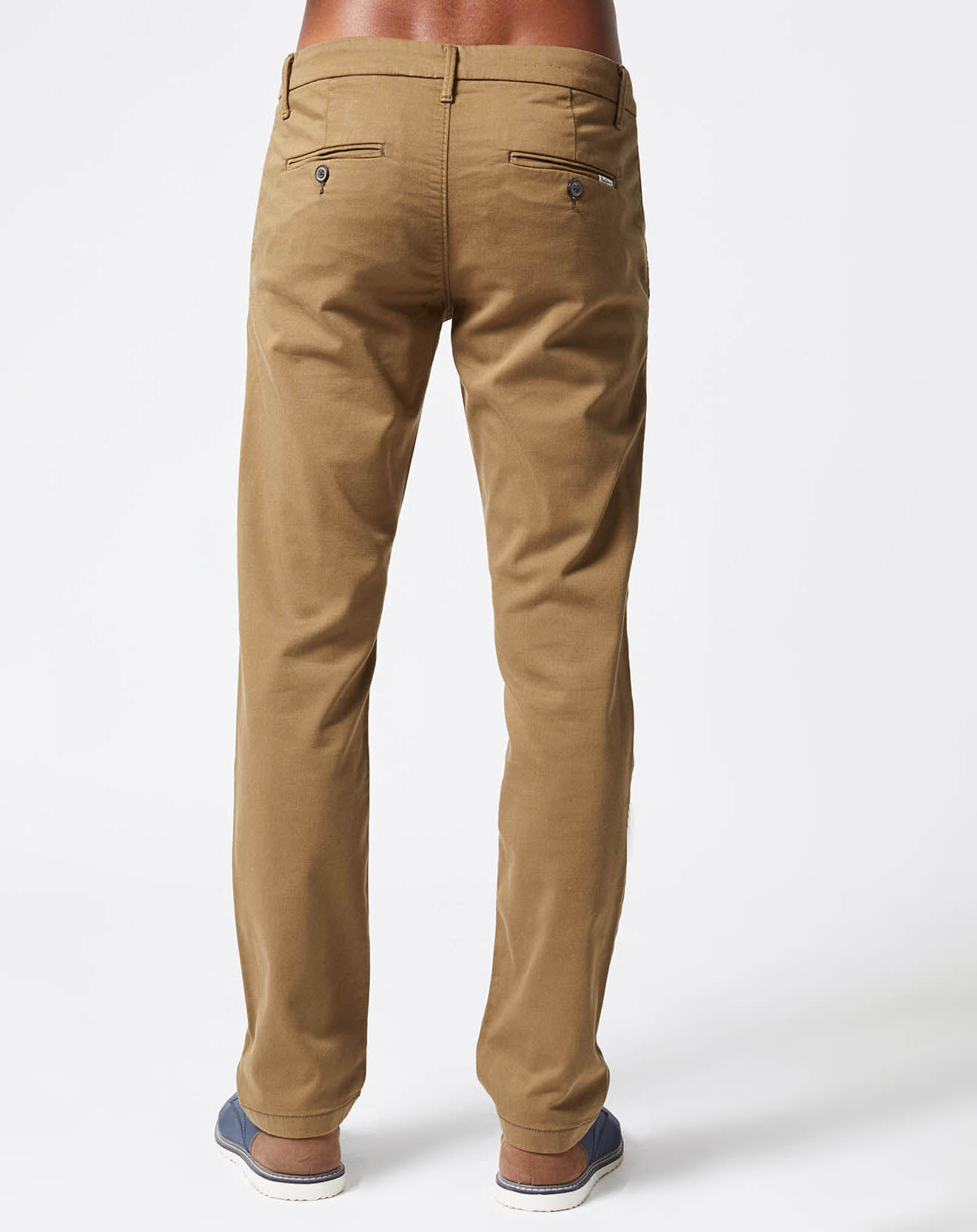 Pepe Jeans Pantalon slim James Knit Military kaki