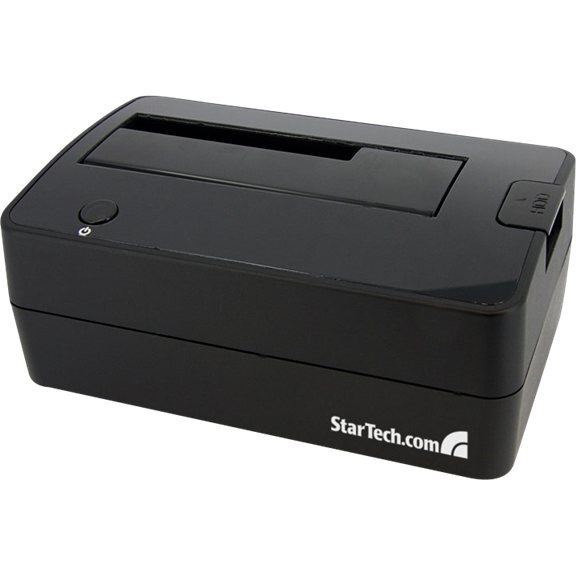 StarTech.com Station d'Accueil pour Disque Dur USB 3.0 à SATA à Baie Unique, Dock pour HDD USB 3.0 (5 Gbps), Docking Station pour HDD/SSD Externe 2,5/3,5