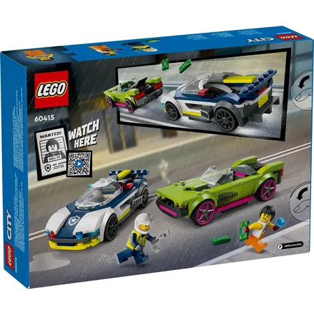LEGO® City 60415 Verfolgungsjagd mit Polizeiauto und Muscle Car