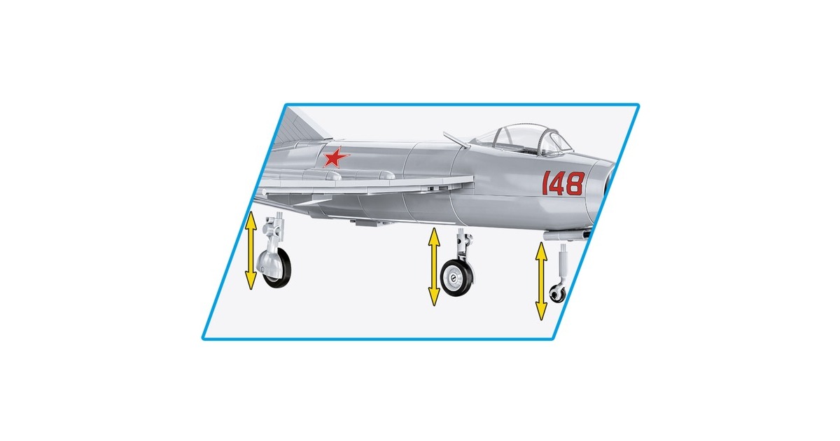 COBIHistorical Collection - MiG-15 Fagot Constructiespeelgoed  (Schaal 1:32)
