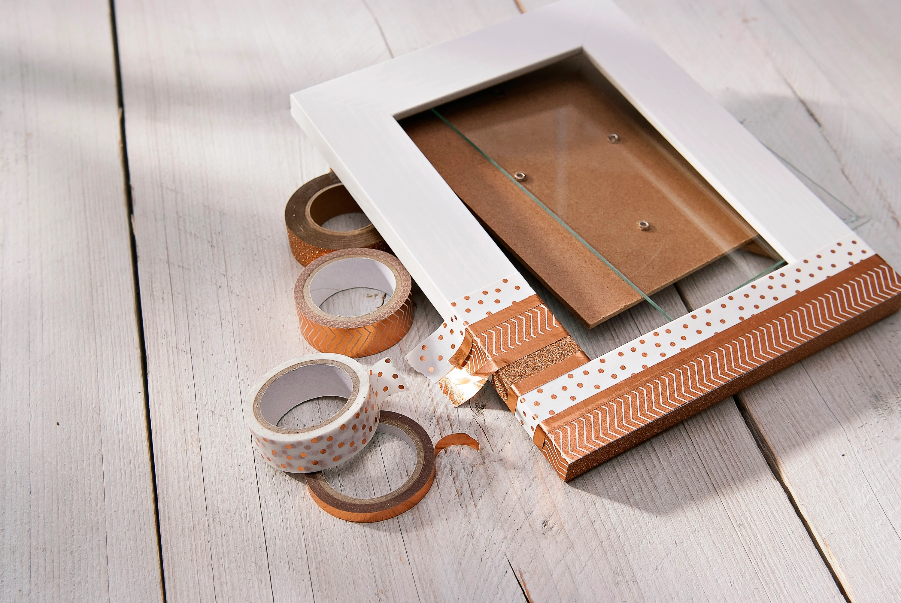 Deko-Klebeband ROSEGOLD 4er-Set in bunt