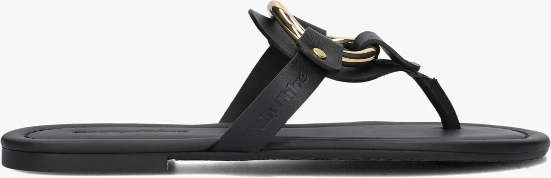 SEE BY CHLO\u00C9 zwarte see by chlo&eacute; teenslippers hana