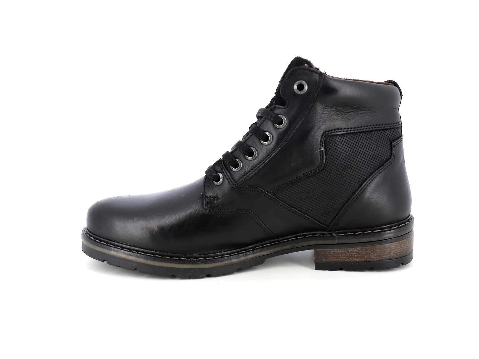 Redskins-ETERNEL Cuir Noir