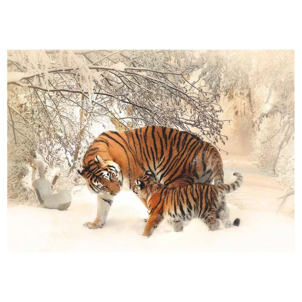 PUZZLE 1000 PIECES ANIMAUX TIGRES