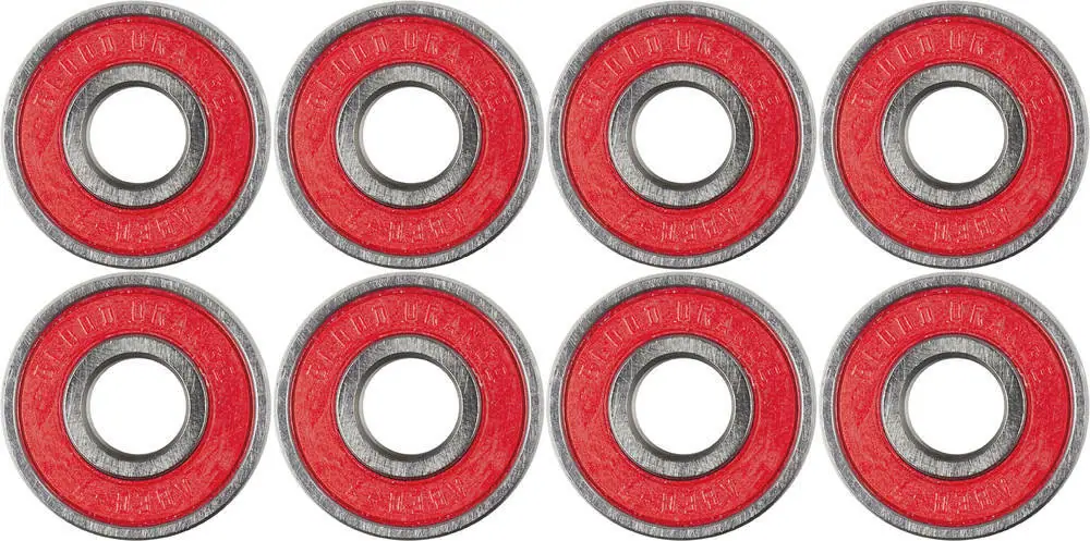 Blood Orange Abec 7 Kuglelejer 8-pak - Longboards | SkatePro
