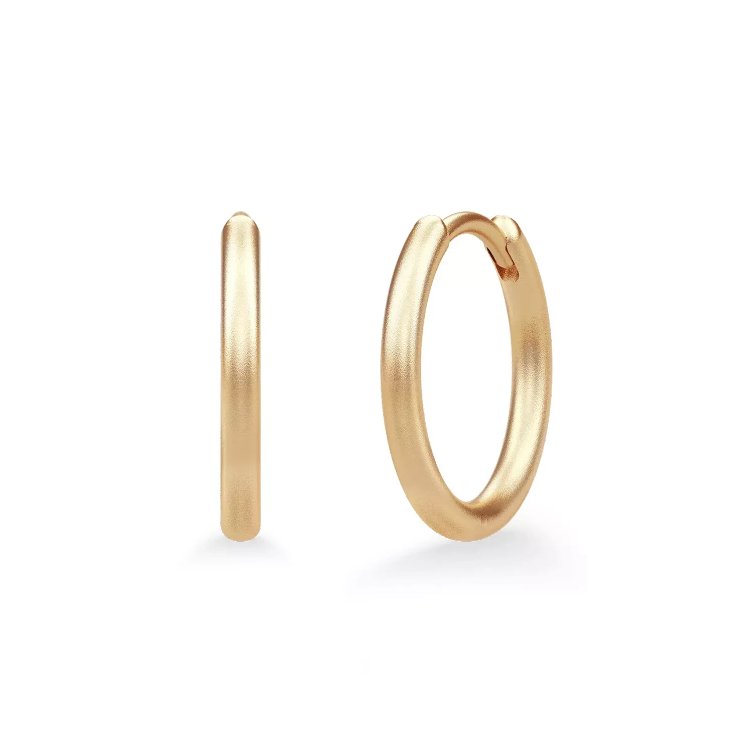 Julie Sandlau Pure Medium Ørering Single 14 kt. Guld YG14-HPS155