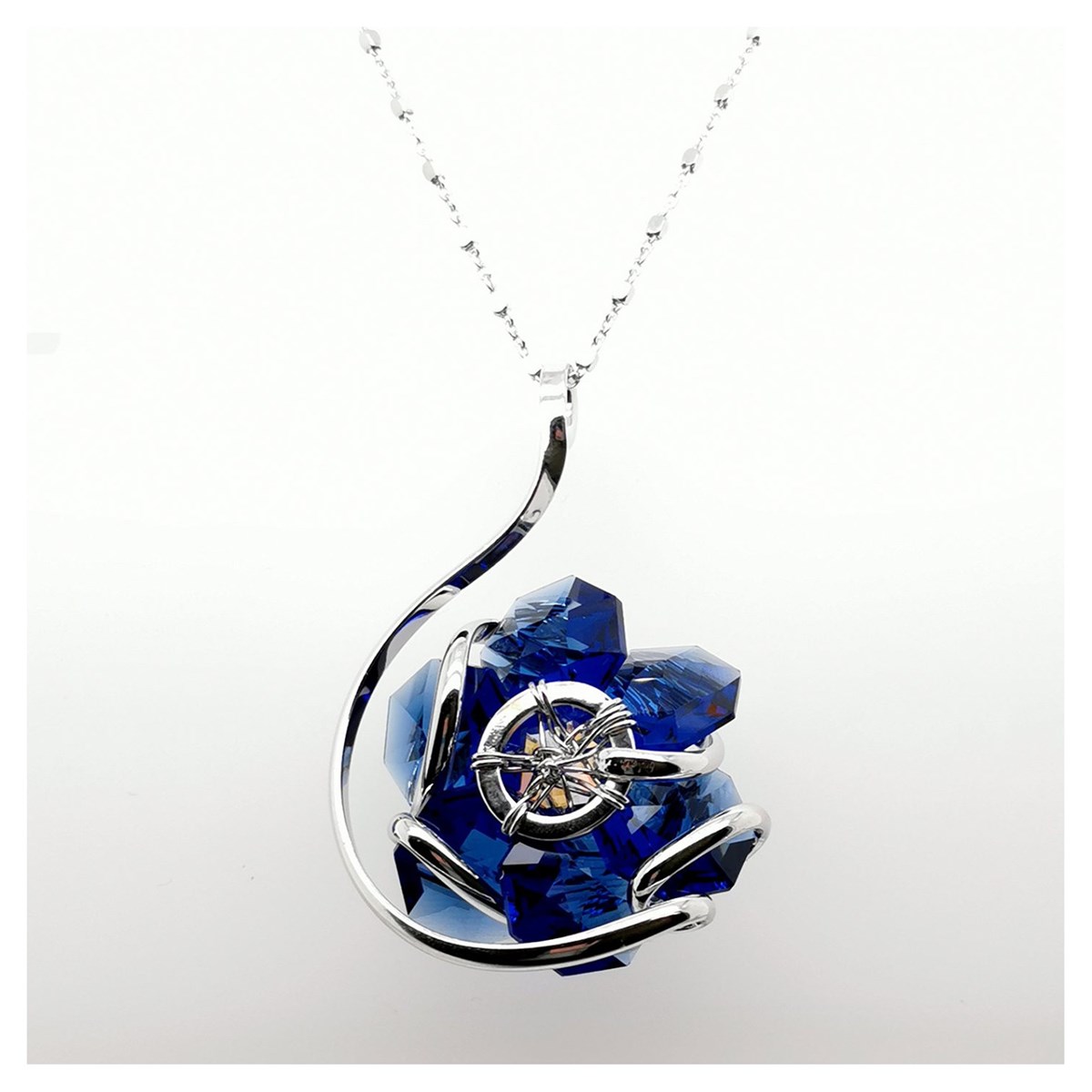 Collier Marazzini Flower new blue