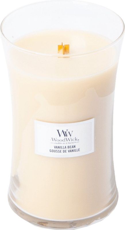 WoodWick - Large Hourglass - Geurkaars - Vanille Bean