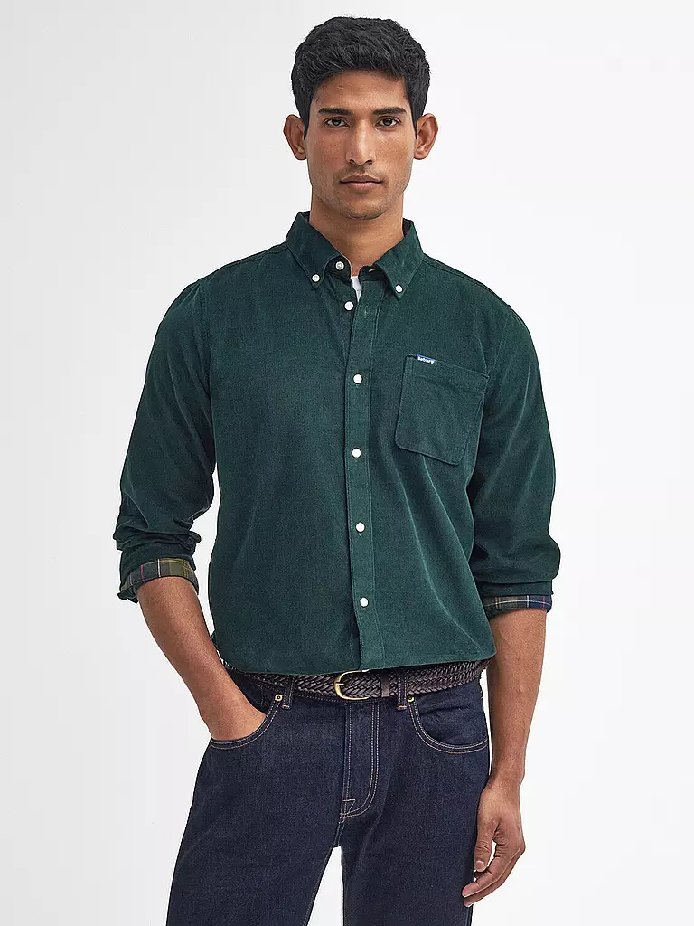 BARBOUR Cordhemd RAMSEY grün