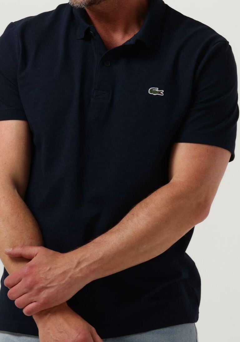 LACOSTE donkerblauwe lacoste polo 1hp3 men's s/s polo 11