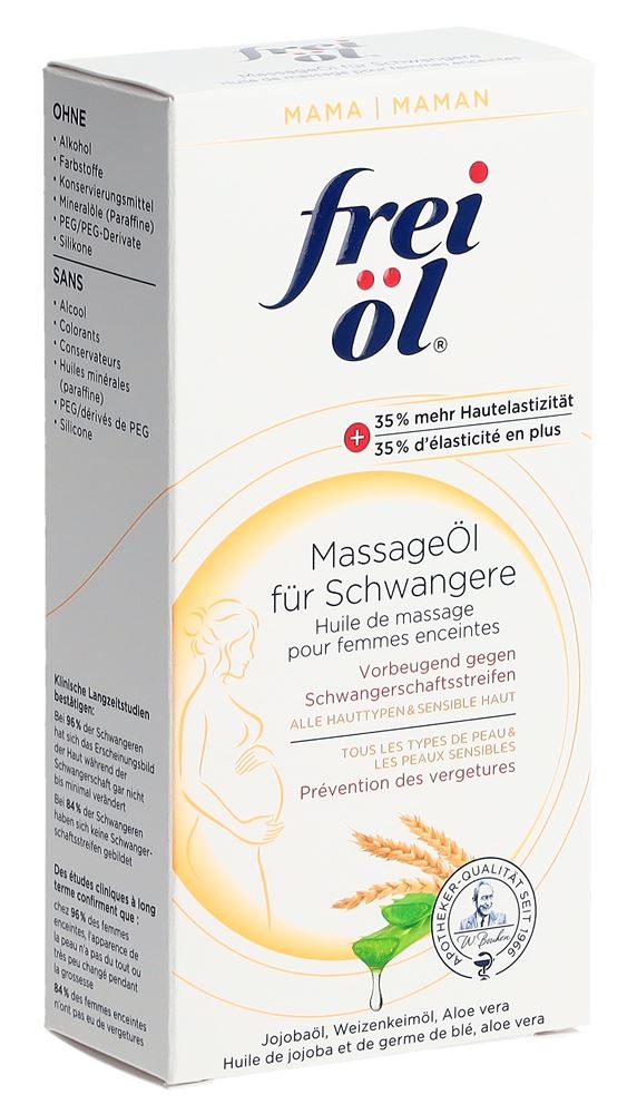 FREI OEL MAMA MassageÖl<br>125 ml, Flasche, Öl, für Schwangere
