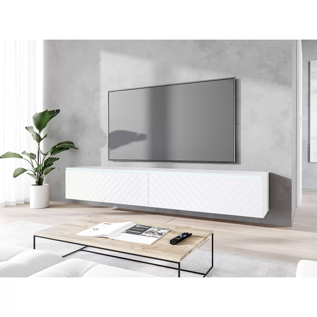 Lowboard Rijeka D180 weiss