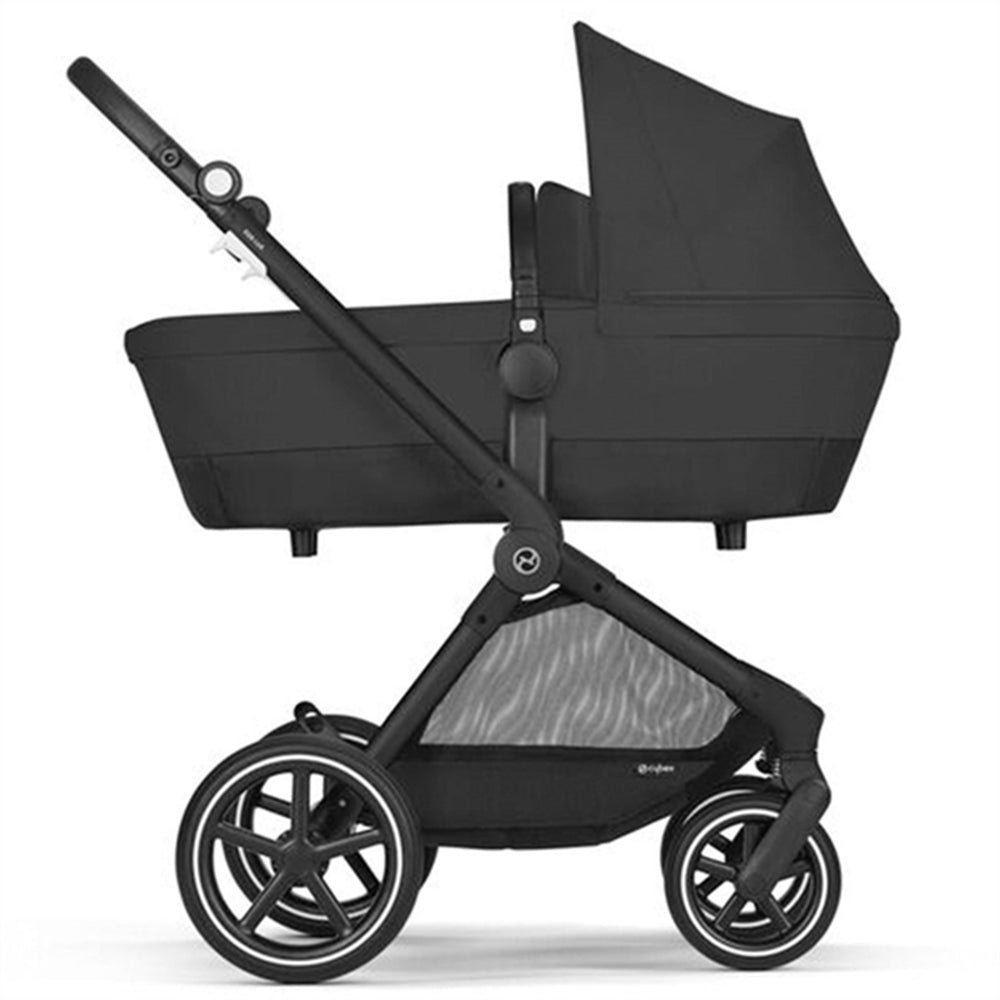 Køb Cybex Eos Lux 2-i-1 Klapvogn Moon Black