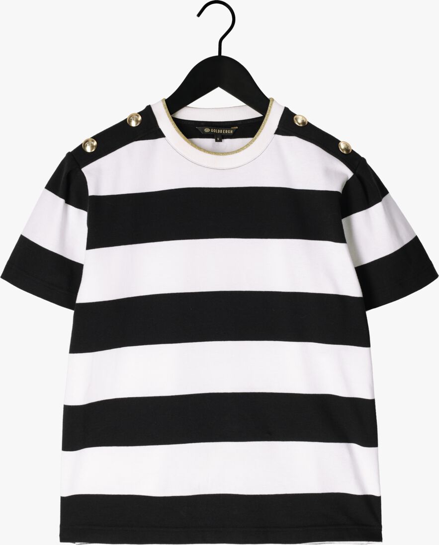 zwarte goldbergh t-shirt lido short sleeve top