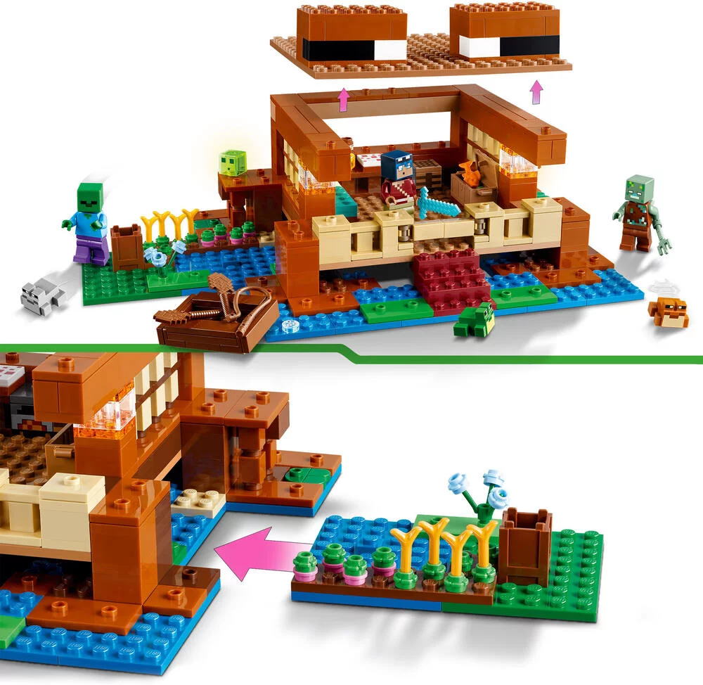 LEGO®MINECRAFT™ 21256 - LA MAISON DE LA GRENOUILLE
