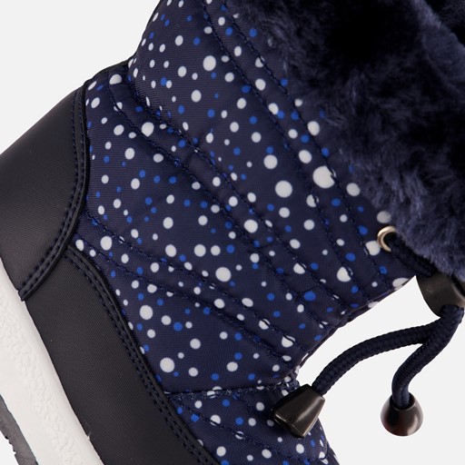 Snow Fun Snowboots blauw Synthetisch