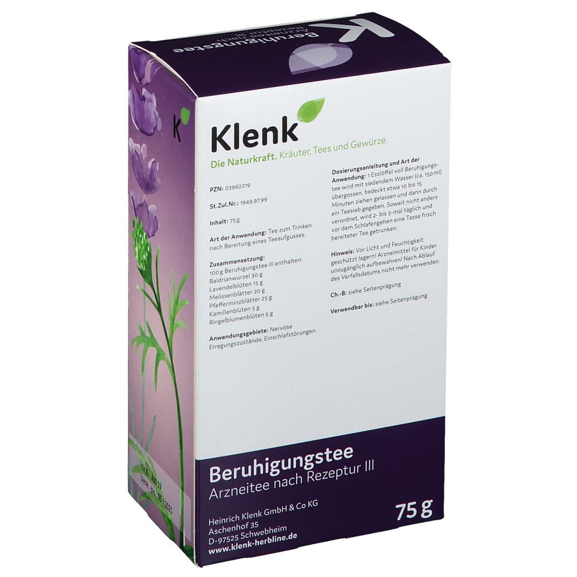 Beruhigungstee Arznei-Tee