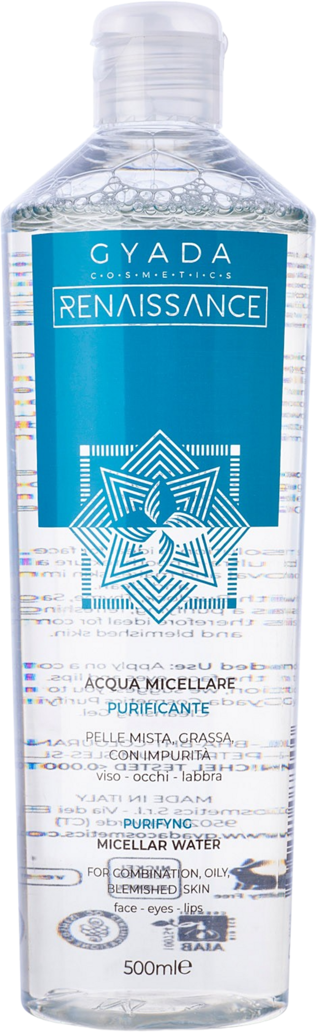 GYADA Cosmetics  RENAISSANCE Klärendes Mizellenwasser, 500 ml