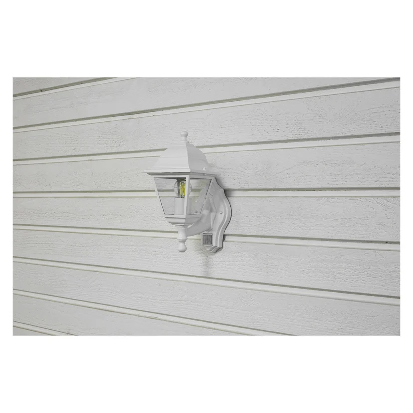 Vegglampe med bevegelsessensor IP44 E27