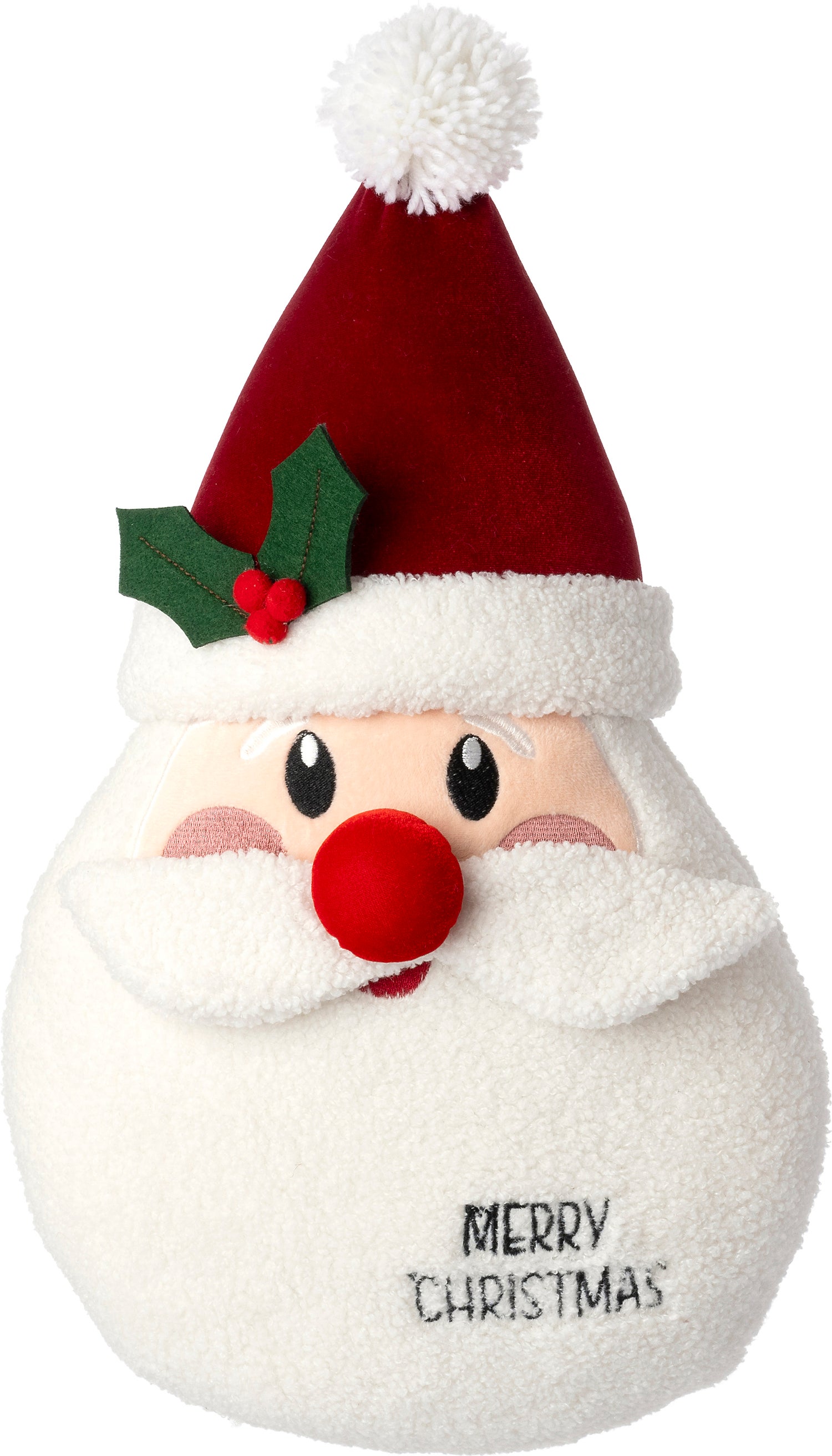 Intratuin sierkussen kerstman rood / wit 45 x 10 x 30 cm