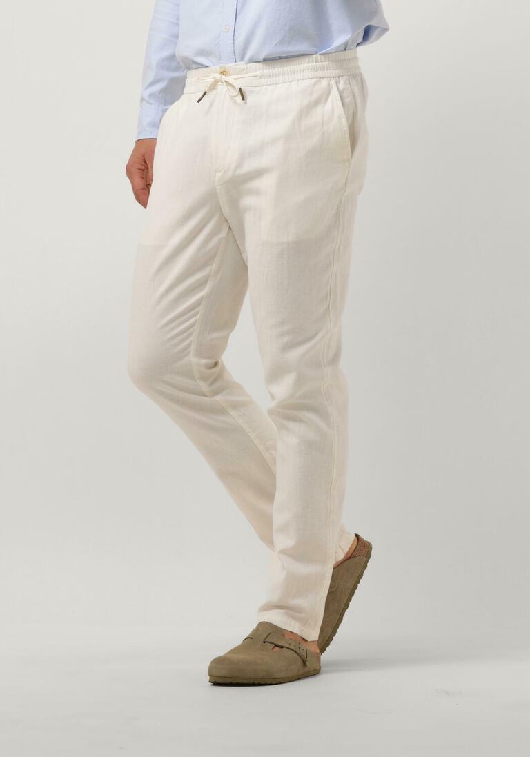 SCOTCH & SODA witte scotch & soda  warren - straight fit twill jogger