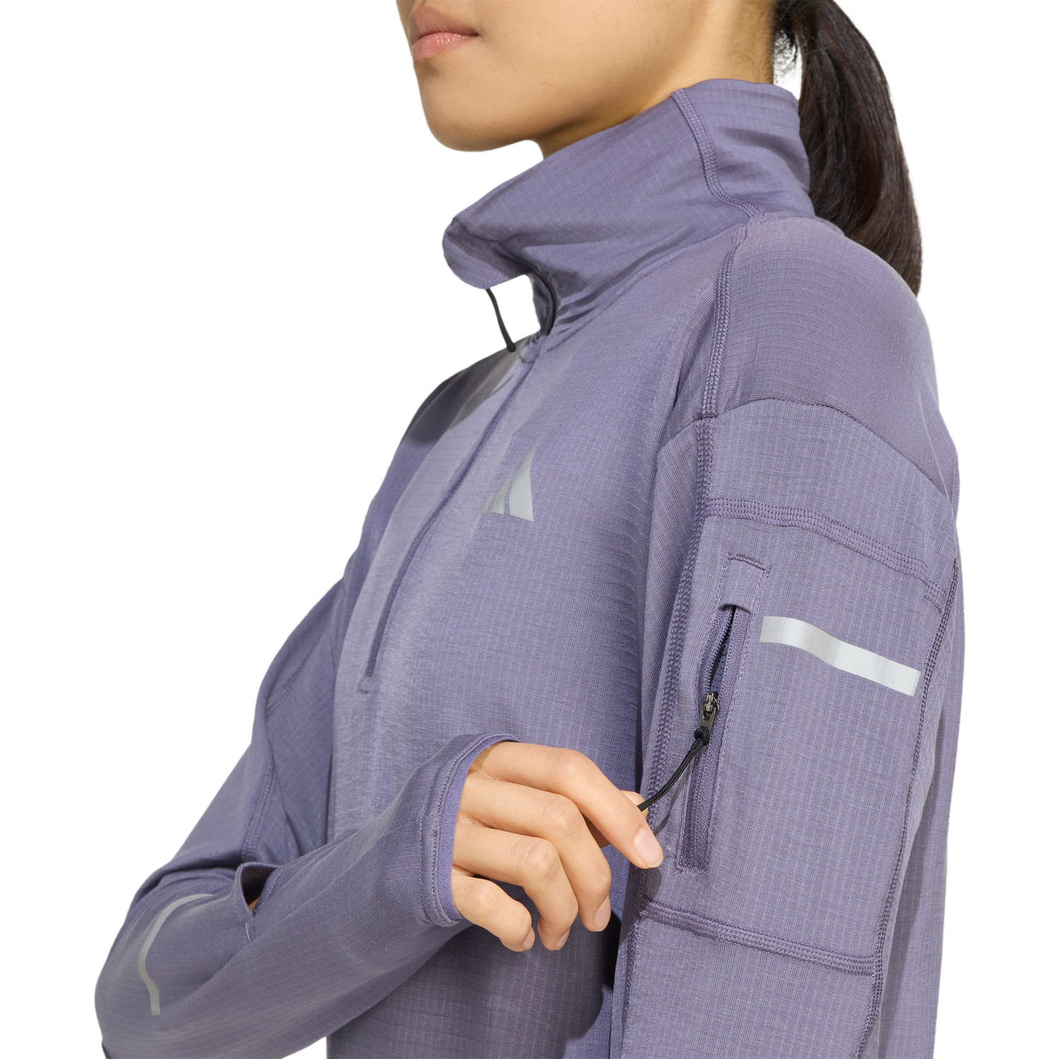 adidas adi365 Long Sleeve 1/2-Zip Dames