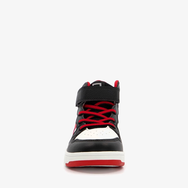 Blue Box hoge jongens sneakers zwart/rood
