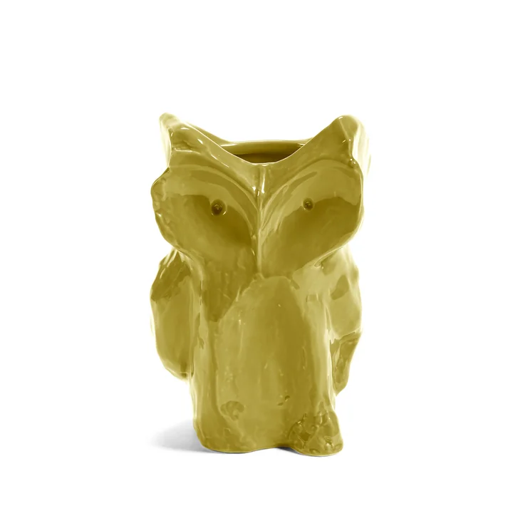 Serax - After Midnight Vase Owl, S, gelb