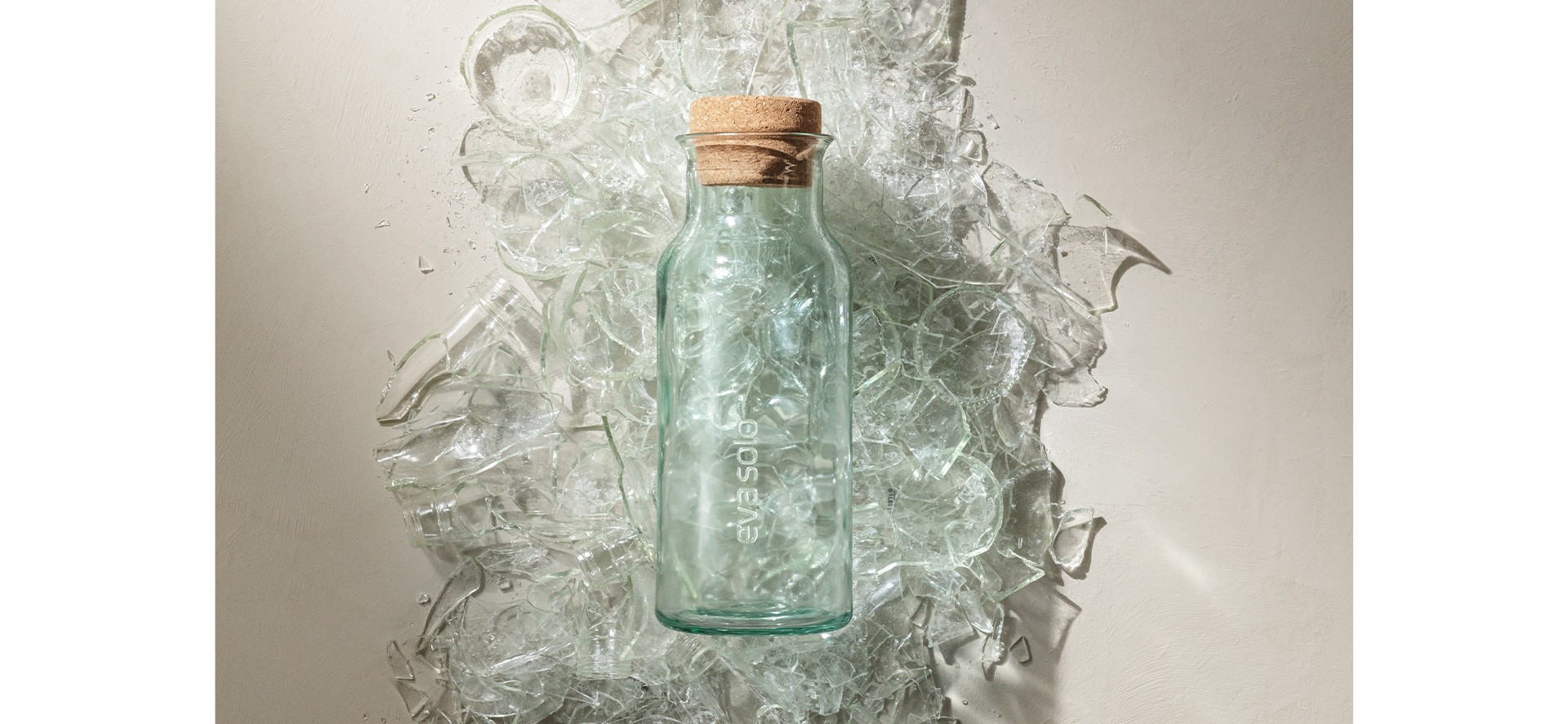 Eva Solo - Recycled glas karafel, 1 L