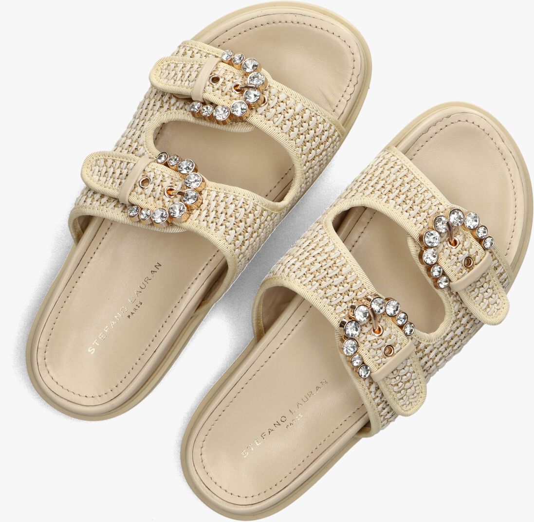 beige stefano lauran slippers 888632016k