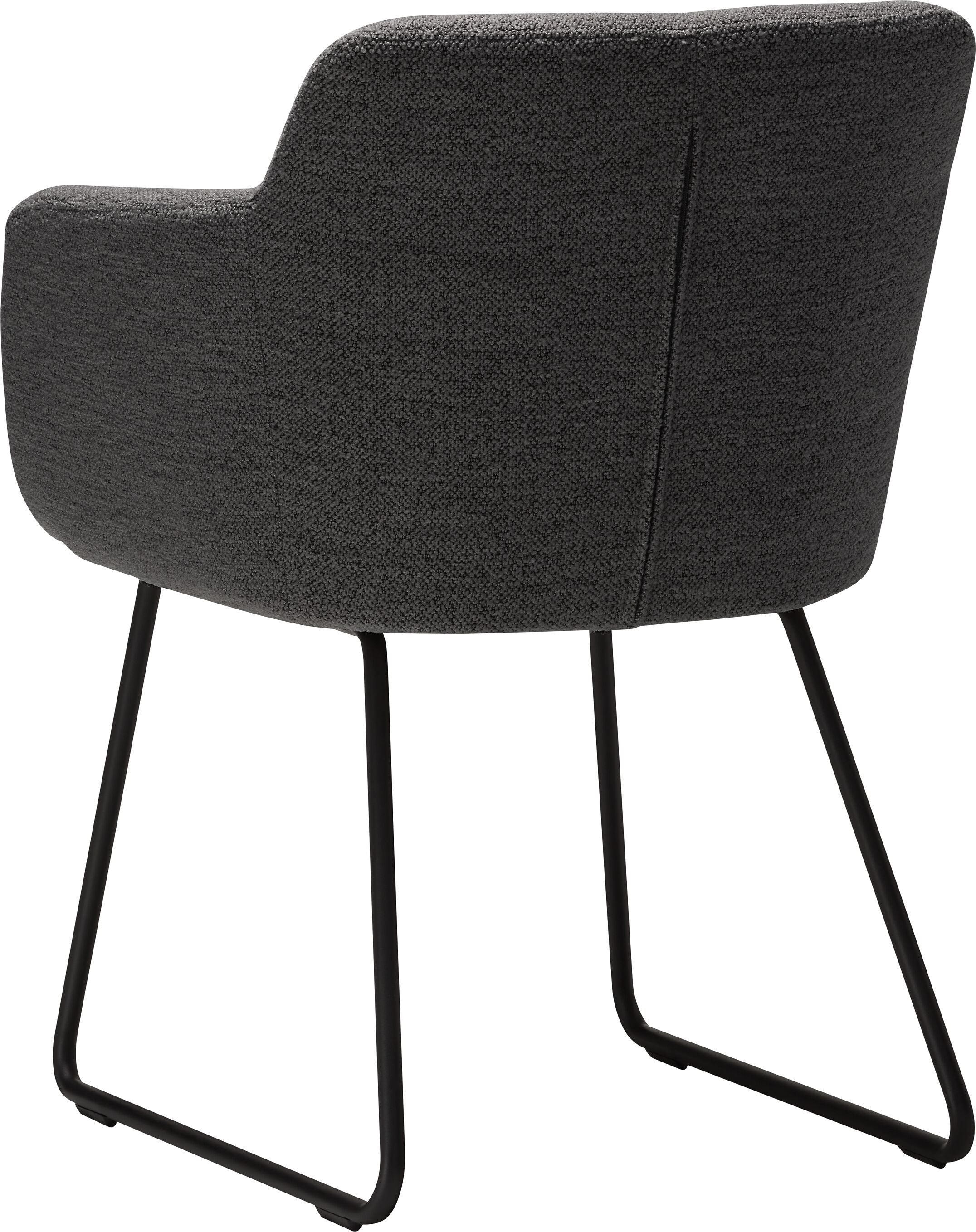 PECORA Stuhl - Anthrazit / B: 57.5 cm x T: 58.0 cm x H: 76.0 cm