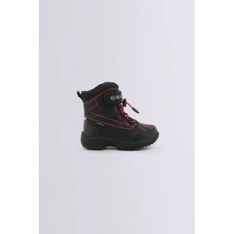 JUMP WPF NOIR ROSE BRILLANT BOOTS Synthétique Fille