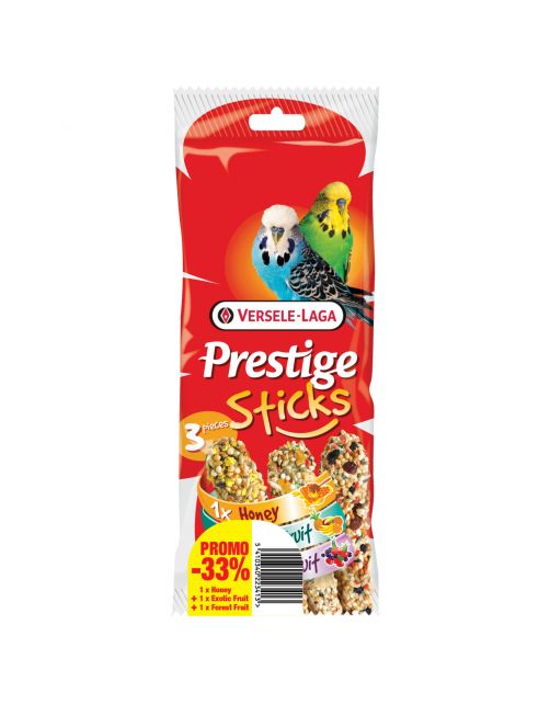 Versele-Laga Prestige Sticks Parkiet Triple Pack Promo - Vogelsnack - à 3 stuks
