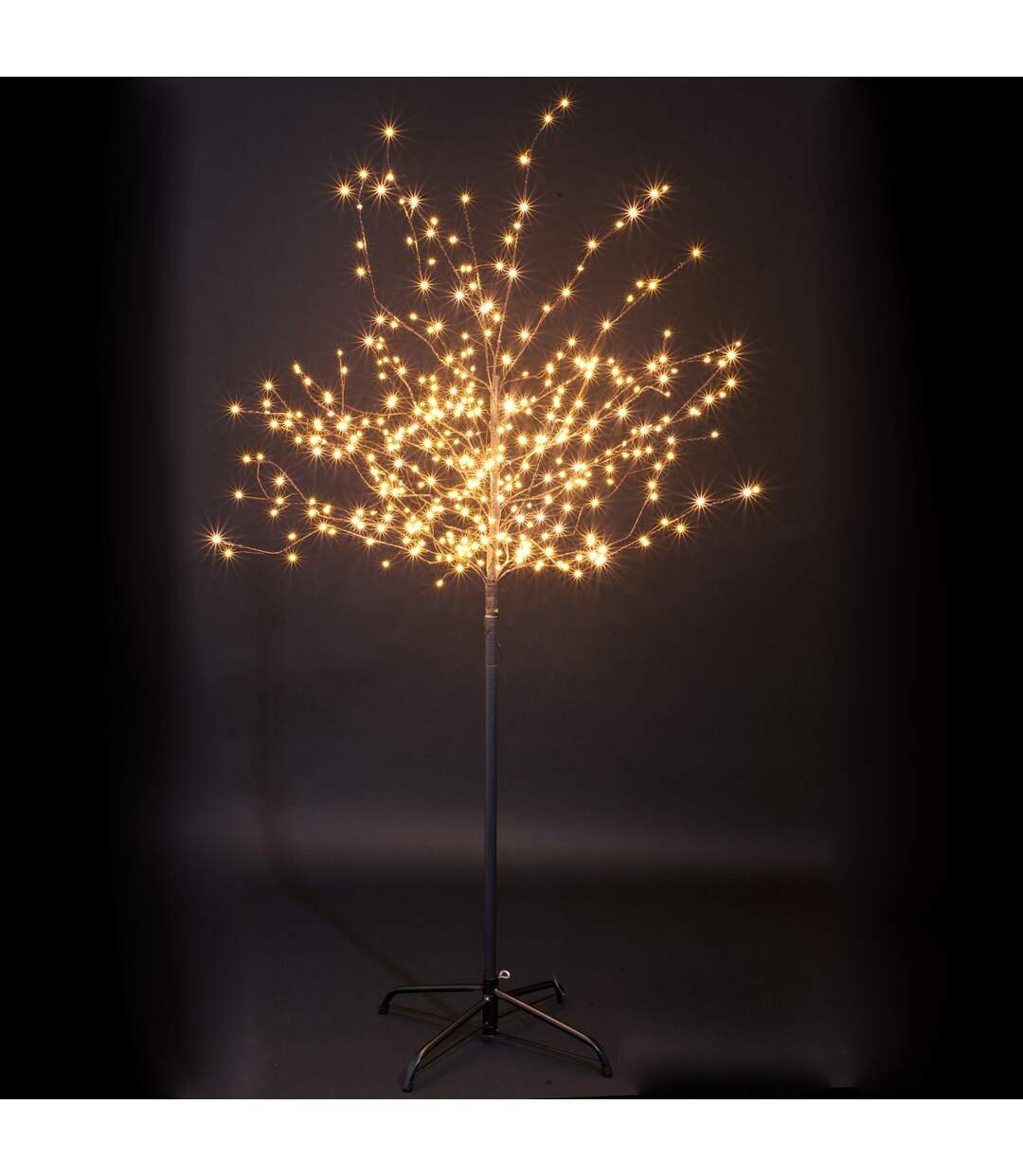 Arbre de Noël lumineux Xmas - L. 90 x H. 120 cm - Lumière blanc chaud