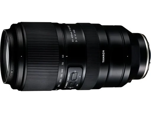 Tamron A067 - Ultra telefotozoomobjektiv - 50 mm - 400 mm - f/4.5-6.3 Di III VC VXD - Sony E-mount - for Sony Cinema Line; a VLOGCAM; a1; a1 II; a6700; a7 IV; a7C; a7C II; a7CR; a7R V; a9 III