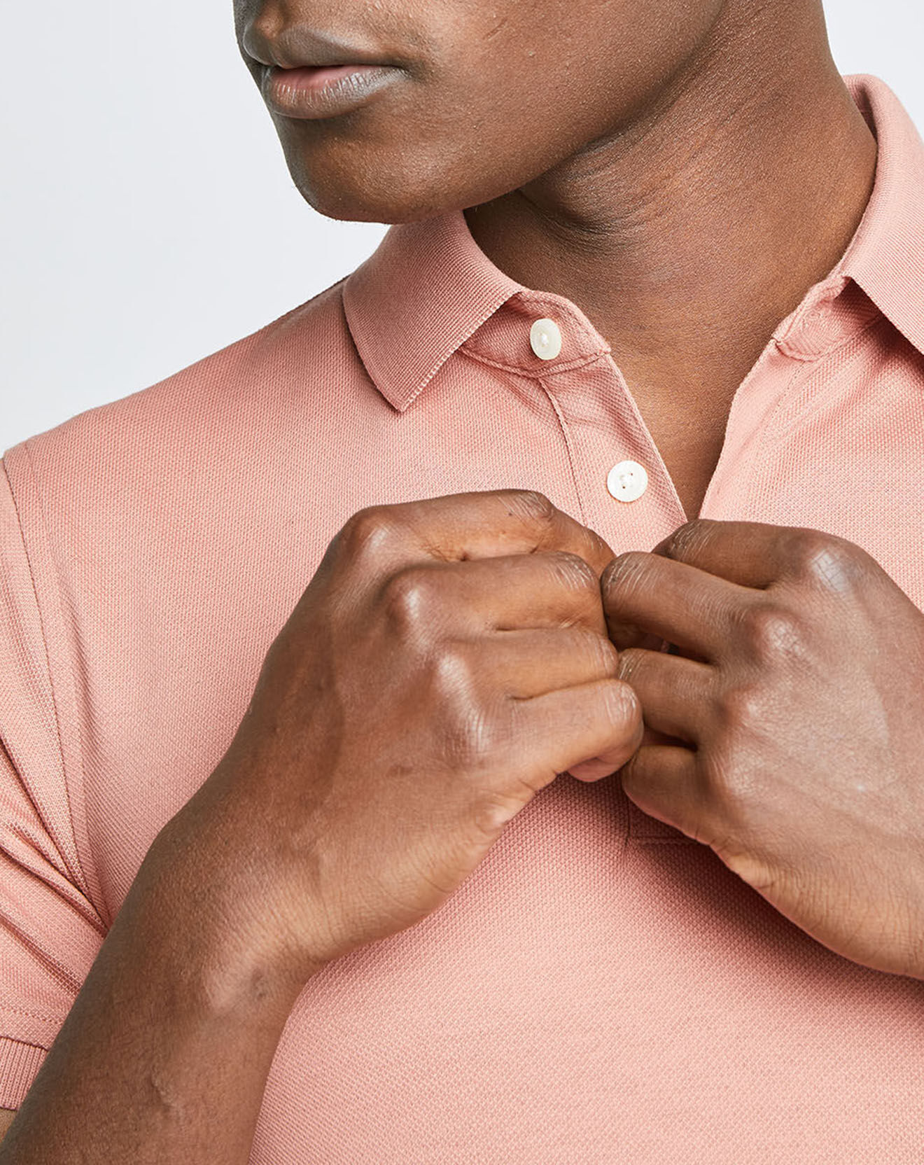 Tommy Hilfiger Polo Slim 1985 vieux rose