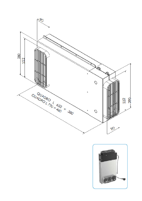Witt plasmafilter til ventilator WITTPLASMA750L
