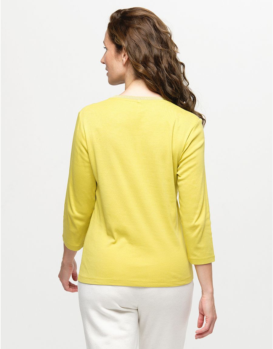 T-shirt anis coton modal