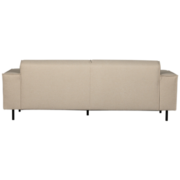 WOOOD 3-zits bank Roman beige geweven stof