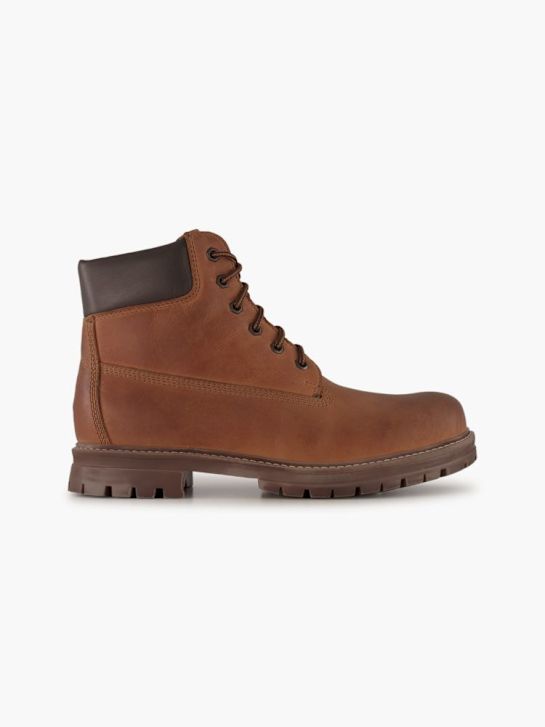 AM SHOE Schnür-Stiefelette Braun