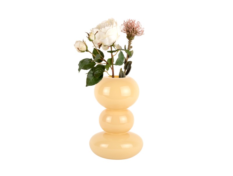 Vase Bubbles Glass Large