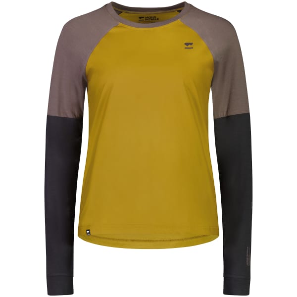 T-shirt thermique MONS ROYALE TARN MERINO SHIFT WIND JERSEY W CUMIN DUST