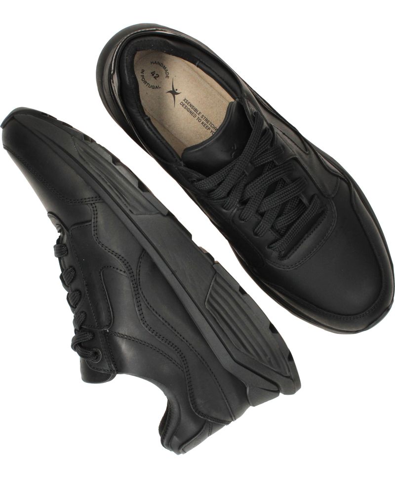 Xsensible Golden Gate Stretchwalker Sneakers Zwart Heren