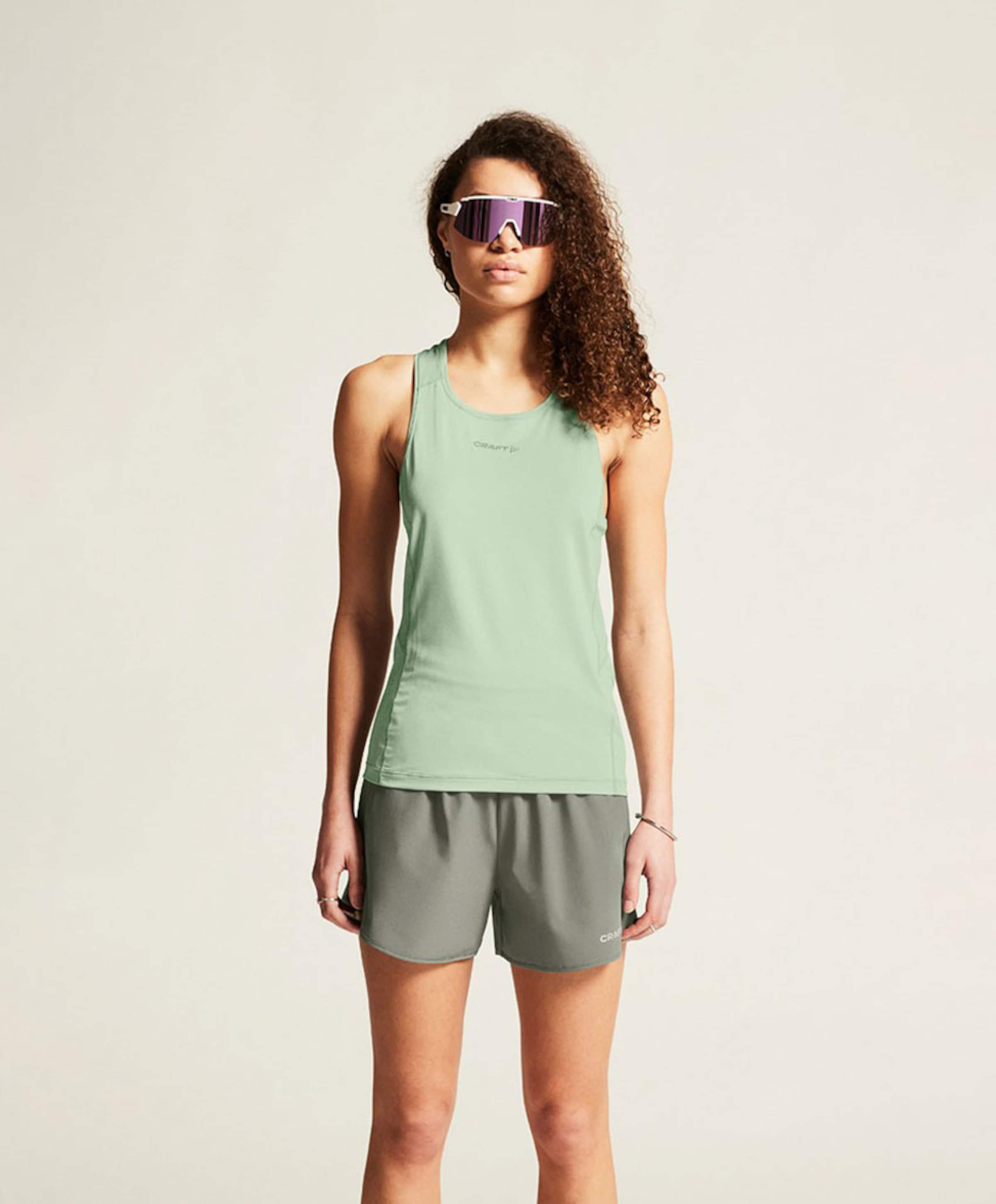 Craft Dames singlet groen