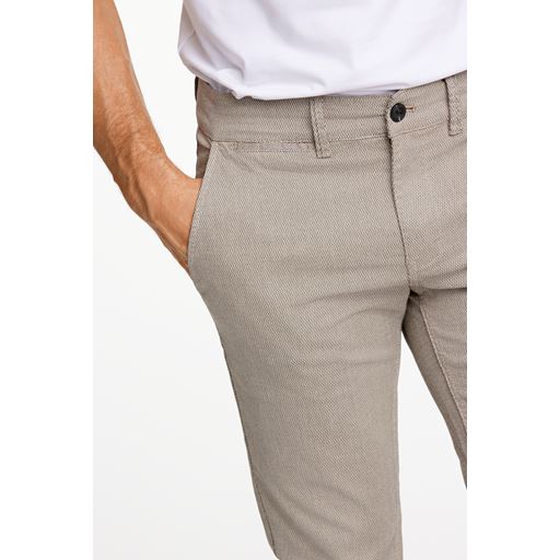 Lindbergh Structure Superflex Chinos, Sand, W36/L34