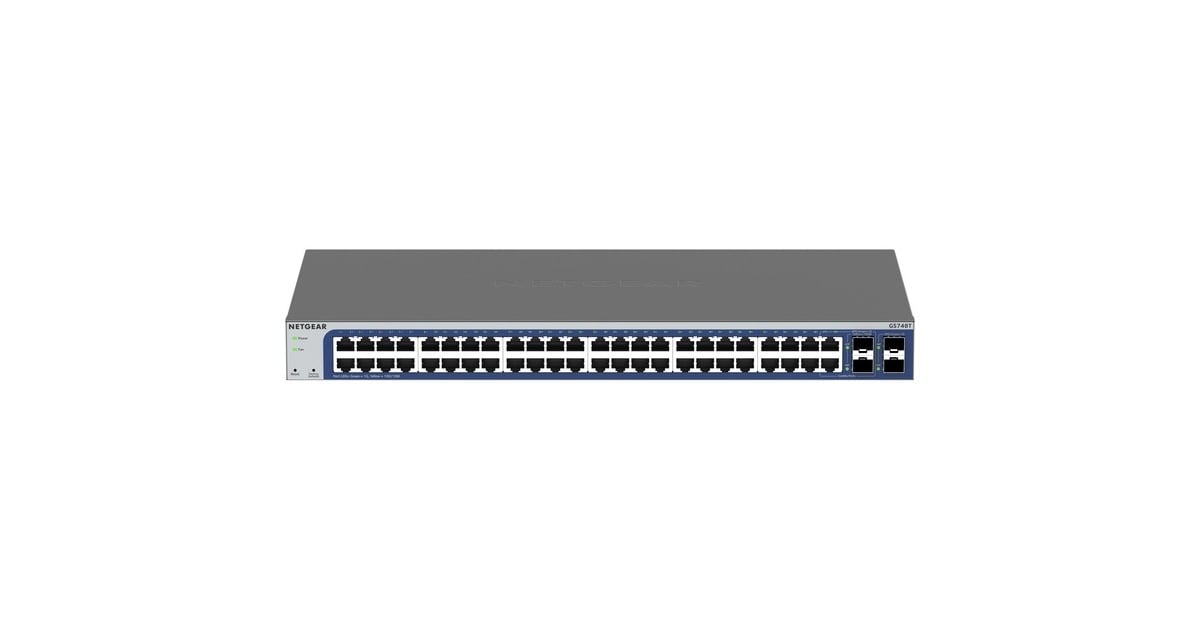 Netgear48-Port Gigabit Smart Switch (GS748Tv6)   (Grijs)