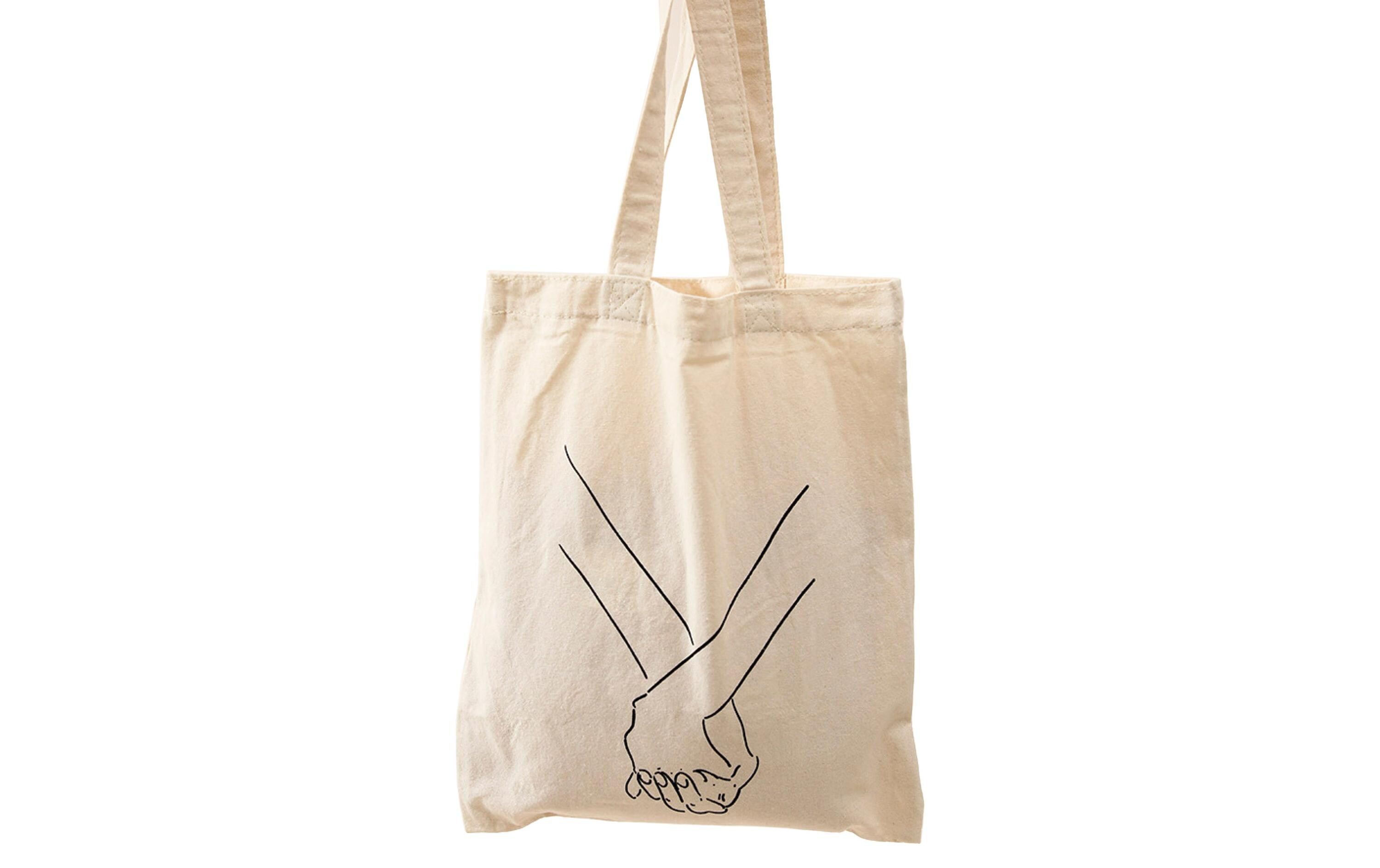 Tasche Together CrèmeEinkaufstasche aus Baumwolle