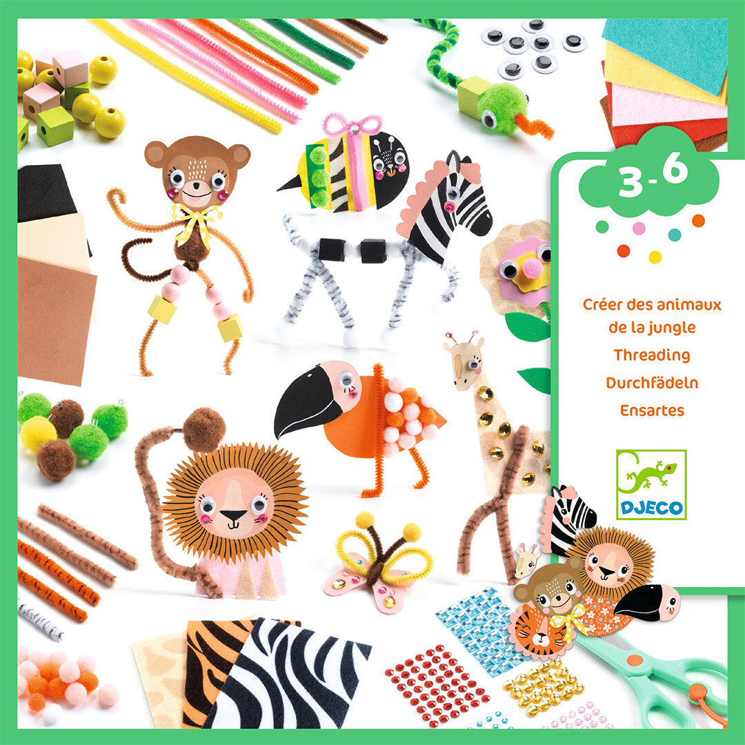 Djeco knutselset jungledieren