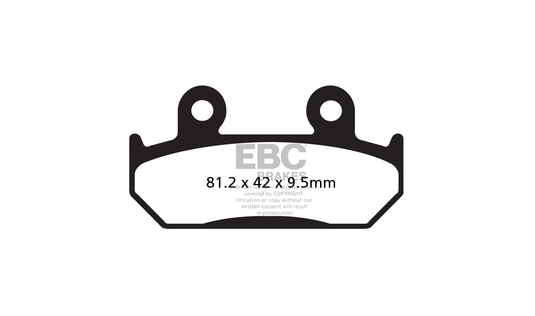 Bremseklodser for EBC HH, CBR600F 91-94