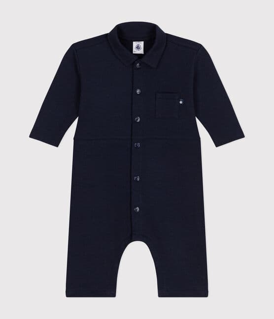 Combinaison longue en molleton bébé